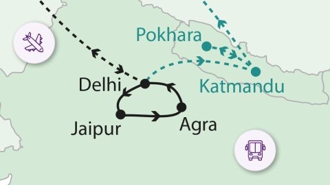 India Mesés Aranyháromszöge - Hosszabbítással Nepálban - India - Reggeli
