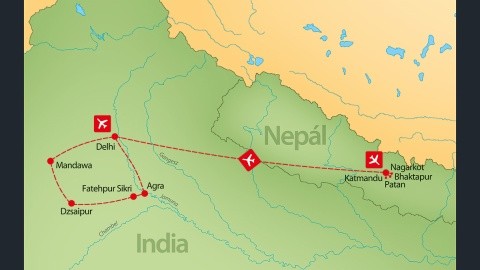 India-Nepál körutazás a spiritualitás országában 14 nap / 12 éj - India - Reggeli